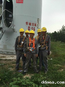 安徽龙源风力发电有限公司横龙风电场风机塔筒外壁补漆工程