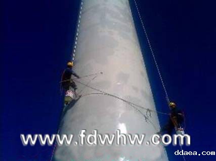 山东长岛风力发电有限公司 50m风机塔筒防腐工程